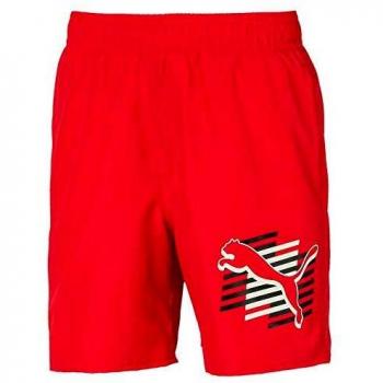 PUMA Ess+ Shorts d'Été Cat B Slips de Bain Mixte Enfant, Rouge