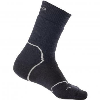 Glacial Trek Herren Socken Heavy Crew, Jet Twister Hthr/Black, XL