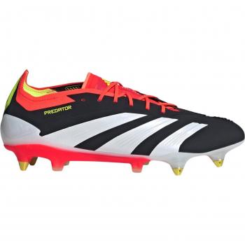 Botas de Fútbol Adidas Predator Elite L SG para Hombre en Negro/Rojo