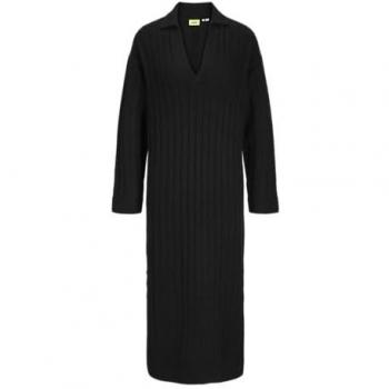 Vestito Nero Midi JJXX Ozzy A Maniche Lunghe XS