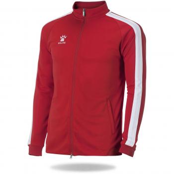 Kelme Global Kids' 8-Year Full Zip Sweatshirt (Red/White)