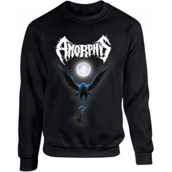 Amorphis Unisex schwarzes Sweatshirt für Wintertage