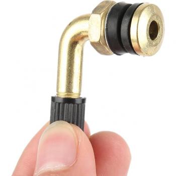 2Pcs 90 Degree Tyre Valve Extension for Motorcycle and Car