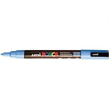 Marqueur pointe conique fine POSCA MARKER Bleu Ciel