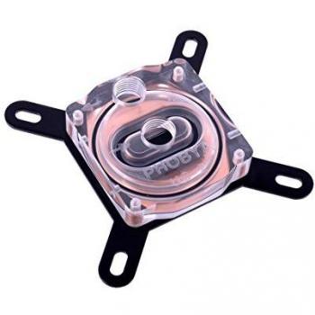 Phobya UC‑2 LT Plexi‑CPU‑Kühler – Intel Socket 775, 1155, 1156, 1366 & 2011