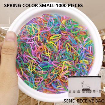 1000pcs Colorful Hair Bands for Kids