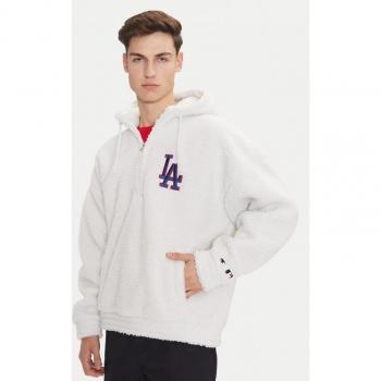 Veste à Capuche Champion Polaire M Blanc/Bleu
