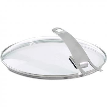 Edelstahl‑Rand Deckel – Fissler 28 cm Glas, Backofen geeignet