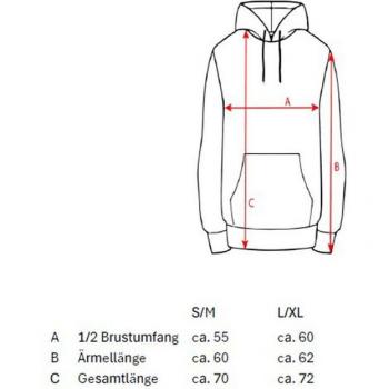 Damen Sweatshirt Zwillingsherz, unifarben mit Positive Mind