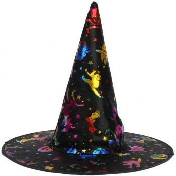 Sombrero de Bruja Clásico Unisex para Fiesta de Halloween