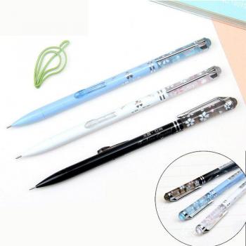 Crayon en cristal avec motif floral