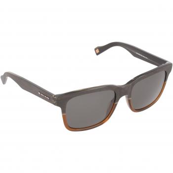 Boss Orange Herren Sonnenbrille BO 0148/S QT 6TL, Braun (Wood Brown Gradient/Green), 53mm Lens, 17mm Bridge, 120mm Temples, UV