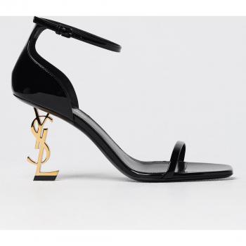Saint Laurent Sandalo Opyum Tacco Nero 39½