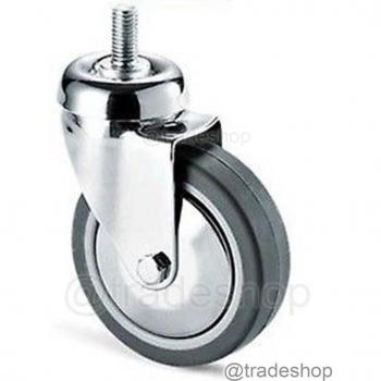 Roue Cebora Grise avec Axe pour Chariots Lourds 60-125mm