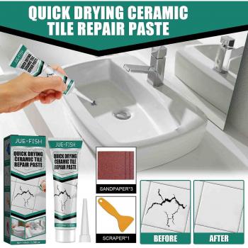 Flye Crack Repair: Pâte adhésive 100 ml pour carrelage et baignoires – Vert