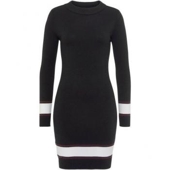 AJC Modernes Langarm-Strickkleid