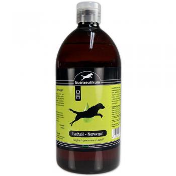 Greenhound Schecker Lachsöl aus Norwegen 1 L – 84,5 % Omega‑3