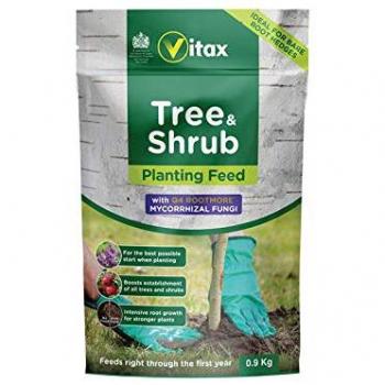 X Vitax Tree & Shrub Planting Feed Food Fertiliser With Q4 Rootmore 0.9kg