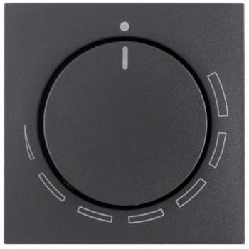 Tapa Central Control de Velocidad Berker S1/B3/B7 Antracita 11371626