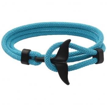Viking Rope Beach Surfing Bracelet with Whale Tail