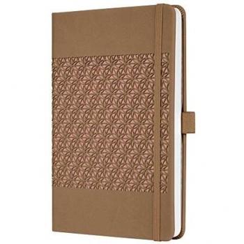 Bloc-notes A5 Jolie®, couverture solide, ligné, brun désert