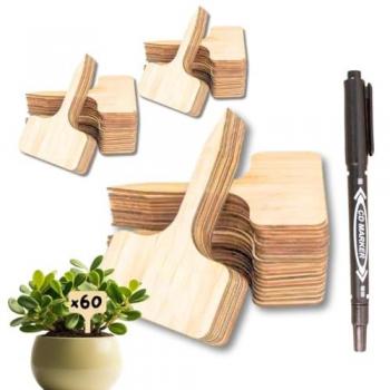 Étiquettes de Semis en Bois