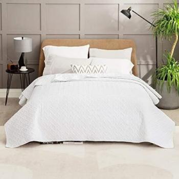 Panier blanc Bedsure 230x280cm