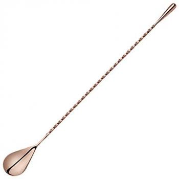 Urban Bar Long Bar Spoon Gift Set, Drop, Copper Finish 30cm