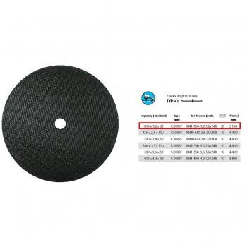 Disque à tronçonner Incoflex pour métaux 300 x 3,2 x 32 mm