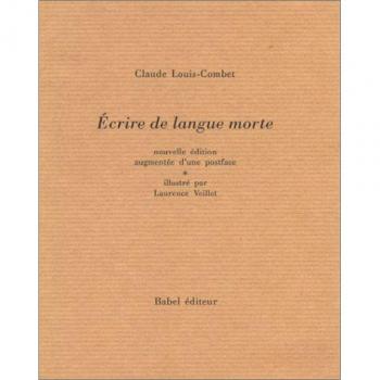 Ecrire de langue morte