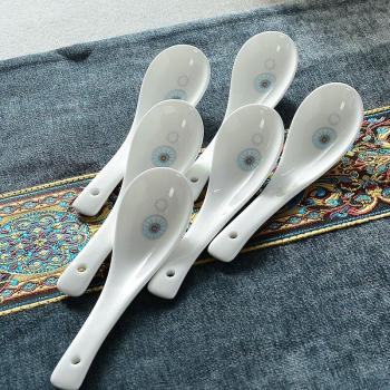 Ceramic Mini Soup Spoons