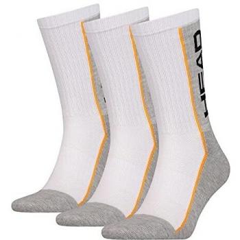 Paquete Head Performance Crew (9 piezas), Blanco y Gris, Tallas 39‑42