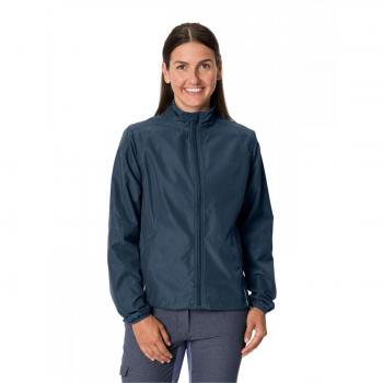 Vaude Atmungsaktive wasserabweisende Damen Zip-Off Windjacke. Farbe: Blau / Größe: 38