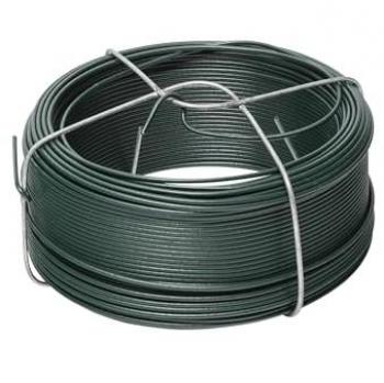 Werka Pro 50m Filo di Ferro Plastificato Verde con Supporto 1,4 mm