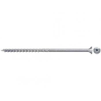 Vita PowerFast II 566324 – Legno 10 mm × 260 mm, Interno Multidentato, Acciaio Galvanizzato Zinco