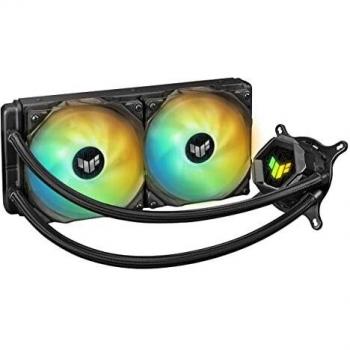 Asus TUF Gaming LC 240 ARGB Liquid CPU Cooler, 240mm Radiator, ARGB Pump Head, 2 x ARGB PWM Fans