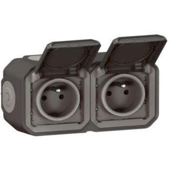 Presa Orizzontale a Fili Muro – Legrand 070064, Design Antracite