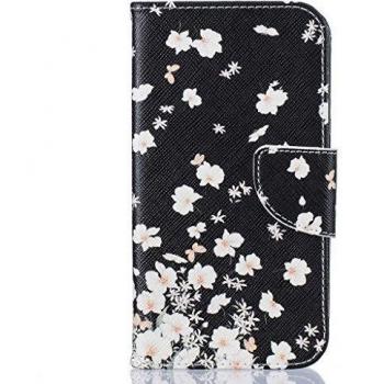 Samsung Galaxy S5 Cover “Crisant Pétalos”: Funda con Billetera y Soporte