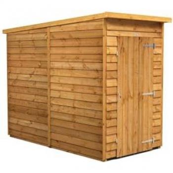 Powersheds 4 x 8ft Windowless Pent Shed