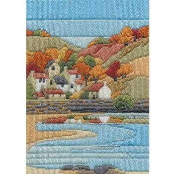 Bothy Threads Küsten-Herbst‑Langstich (Jahreszeiten) 24 × 17 cm, Artikel DW14MLS7