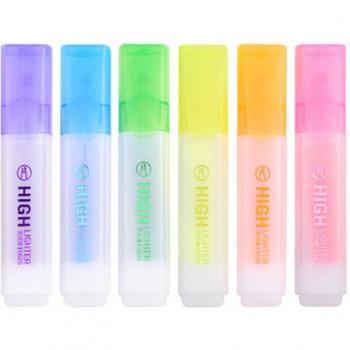 Deli 6pcs Candy Color Highlighters