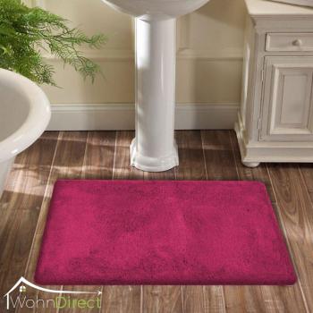Tapis antidérapant rose microfibre WohnDirect