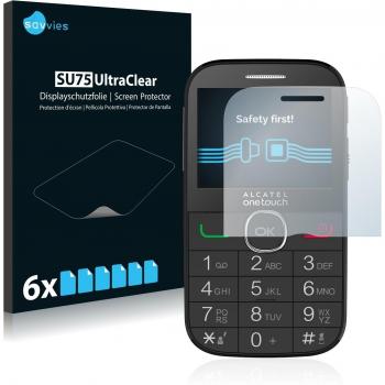 Savvies Crystal Clear Film for Alcatel One Touch 2004G Display (6 Pack)