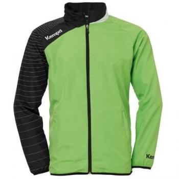 Kempa Circle Grüne Präsentationsjacke (schwarze Details), 2XL