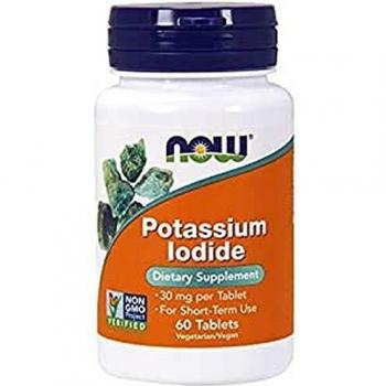 NOW Foods Yoduro de Potasio 30mg Tabletas 60