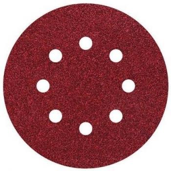 Lot de 15 disques Wolfcraft 8401000 – Grains 60/80/120 Corindon, perforés (125 mm)