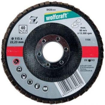 Disco abrasivo WS grano 40 Ø 125 mm Wolfcraft