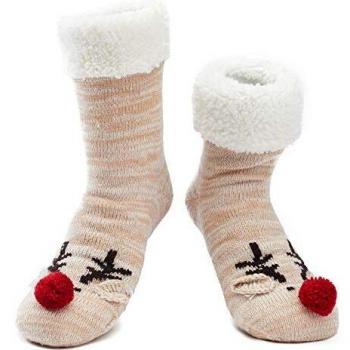 MaaMgic Pompom Decor Soft Home Socks