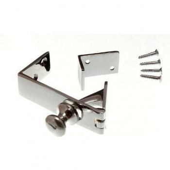 Chrome Plated Brass Counter Flap Catch and Stay with Screws