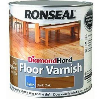Ronseal Diamond Hard Satin Varnish Dark Oak 2.5L